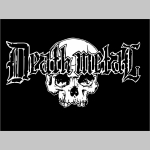 Death Metal  čierne teplákové kraťasy s tlačeným logom